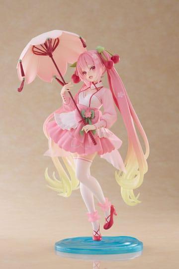 Figurka - Sakura Miku/Vocaloid (AMP) Newley Writtem Sakura Dress Ver. — zdjęcie 3