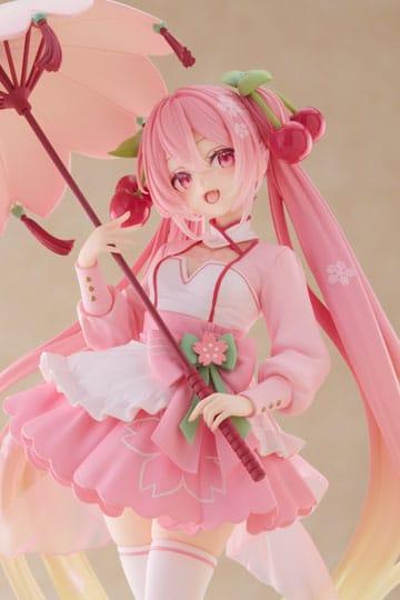 Figurka - Sakura Miku/Vocaloid (AMP) Newley Writtem Sakura Dress Ver. — zdjęcie 9