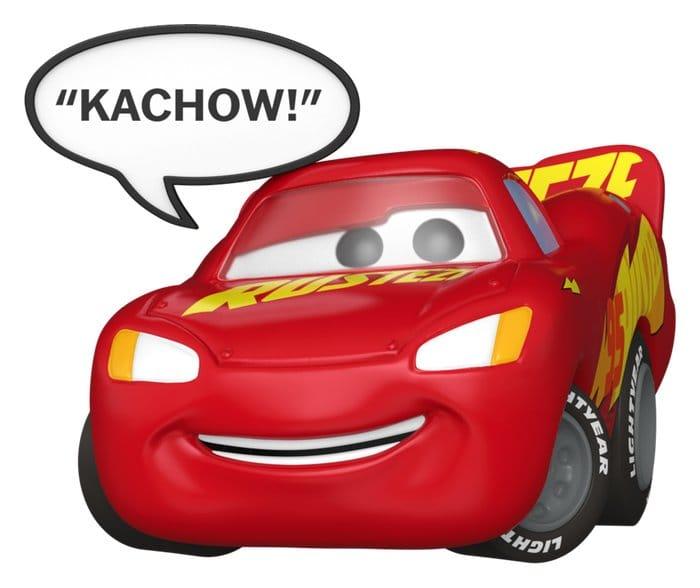 Preorder: Cars POP! Sayings Vinyl Figure Lighting McQueen (Kachow) 6 cm