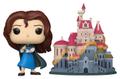 Preorder: Beauty and the Beast POP! Town Vinyl Figures Belle with Castle 9 cm