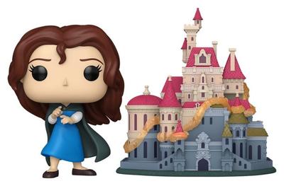 Preorder: Beauty and the Beast POP! Town Vinyl Figures Belle with Castle 9 cm — zdjęcie 2