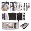 Preorder: One Piece Steel Bottle, Sticker, Book Cover Gift Set Gears