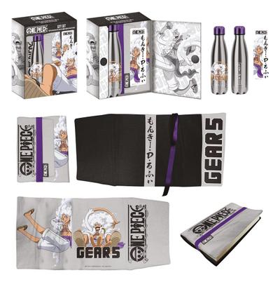 Preorder: One Piece Steel Bottle, Sticker, Book Cover Gift Set Gears — zdjęcie 2