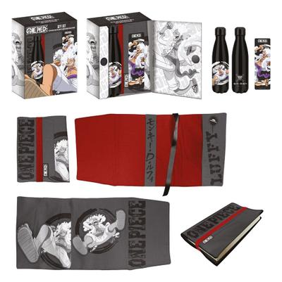 Preorder: One Piece Steel Bottle, Sticker, Book Cover Gift Set Luffy — zdjęcie 2