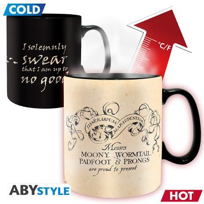 Kubek magiczny - Marauder's Map/Harry Potter 460 ml