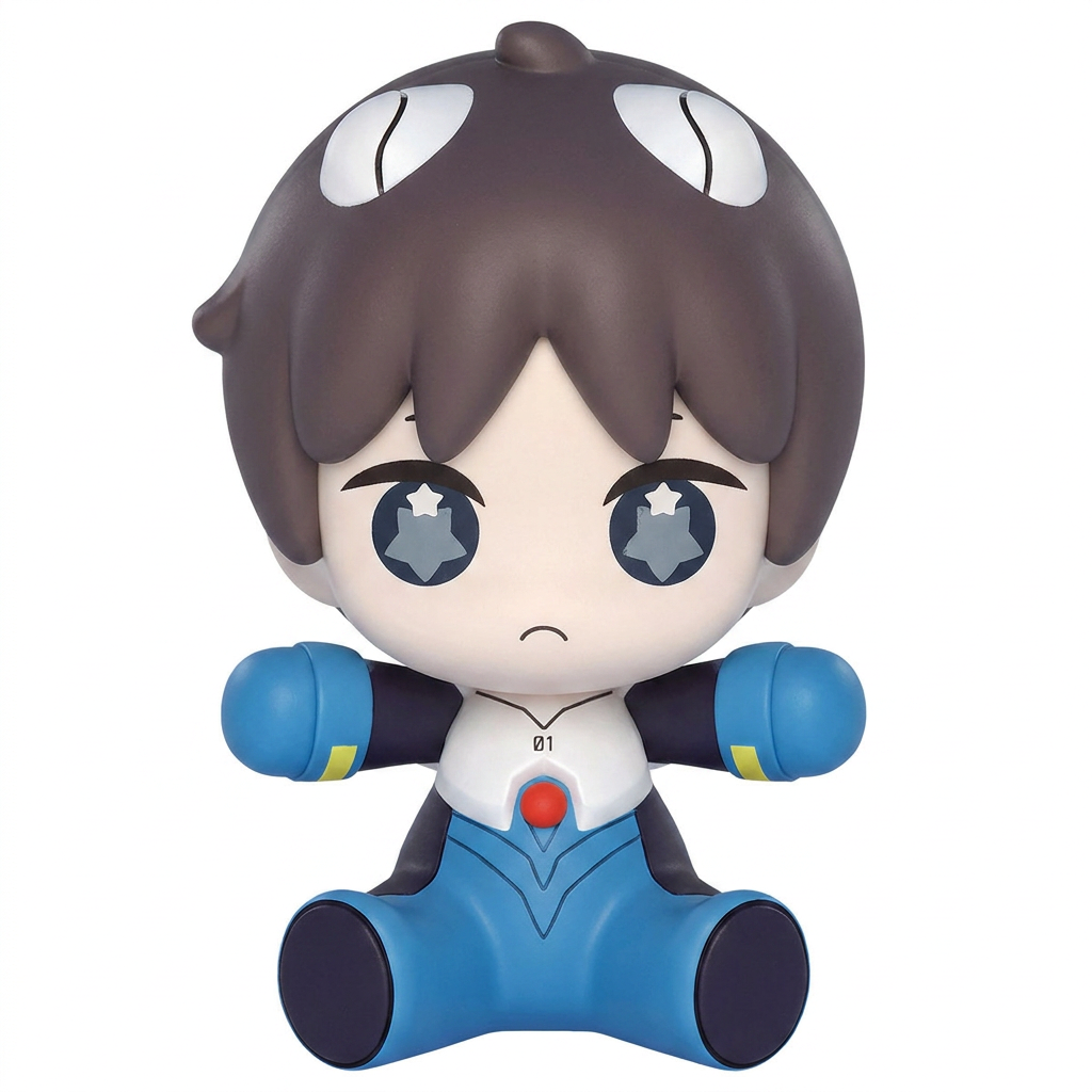 Figurka - Shinji Ikari/Neon Genesis Evangelion: Rebuild of Evangelion (Huggy Good Smile Chibi) Plugsuit Ver.