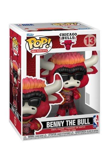 Preorder: NBA POP! Basketball Vinyl Figure Mascots: Bulls- Benny The Bull 9 cm — zdjęcie 2