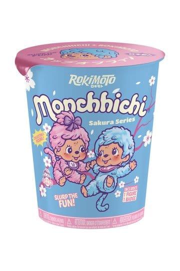 Preorder: Monchhichi Rokimoto Figure Cup of Fun Sakura Series Blind Box Display (6) — figurka z tyłu