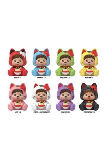 Figurka Preorder: Monchhichi Rokimoto Figure Cup of Fun Lucky Cat Series Blind Box Display (6)