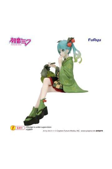 Preorder: Hatsune Miku Noodle Stopper PVC Figure Flower Fairy Winter Cherry Green Color Ver. 15 cm — zdjęcie 2