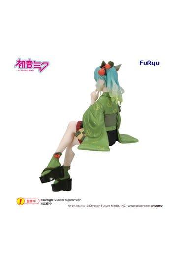 Preorder: Hatsune Miku Noodle Stopper PVC Figure Flower Fairy Winter Cherry Green Color Ver. 15 cm — zdjęcie 3