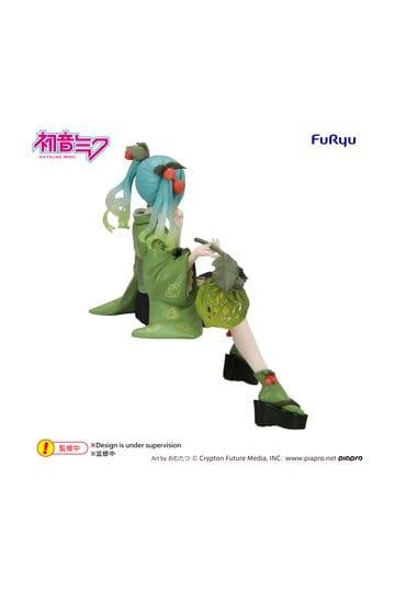 Preorder: Hatsune Miku Noodle Stopper PVC Figure Flower Fairy Winter Cherry Green Color Ver. 15 cm — zdjęcie 5