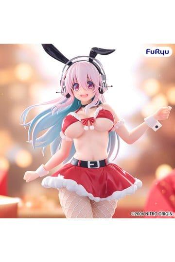 Preorder: Super Sonico BiCute Bunnies PVC Figure Santa Ver. 30 cm — figurka z tyłu
