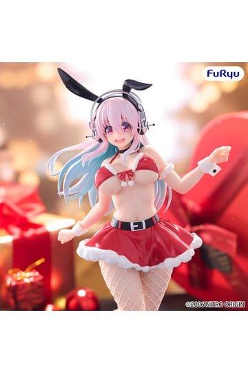 Preorder: Super Sonico BiCute Bunnies PVC Figure Santa Ver. 30 cm — opakowanie
