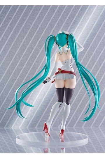 Preorder: Hatsune Miku GT Project Pop Up Parade PVC Figure Racing Miku: 2023 Ver. 17 cm — opakowanie