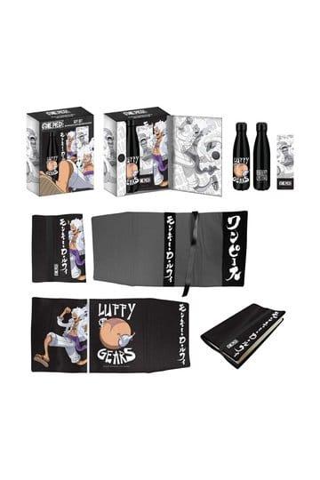 Figurka Preorder: One Piece Steel Bottle, Sticker, Book Cover Gift Set Luffy Gears