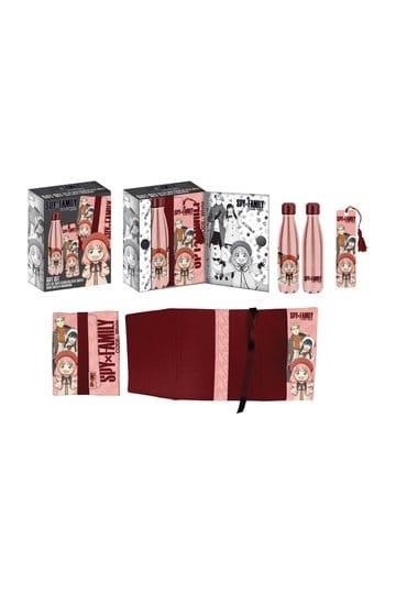 Figurka Preorder: Spy x Family Steel Bottle, Sticker, Book Cover Gift Set Pink/Red