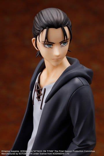 Preorder: Attack on Titan: The Final Season Oshi Works PVC Figure Eren Yeager The Final Season Ver. 23 cm — figurka z tyłu