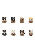 Preorder: Attack on Titan Mega Cat Project Mini Figures Attack on Tinyan Gathering Scout Regiment danyan! 3 cm Blind Box Display (8) (Repeat)