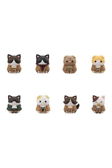 Figurka Preorder: Attack on Titan Mega Cat Project Mini Figures Attack on Tinyan Gathering Scout Regiment danyan! 3 cm Blind Box Display (8) (Repeat)