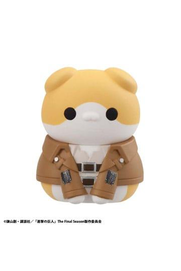Preorder: Attack on Titan Mega Cat Project Mini Figures Attack on Tinyan Gathering Scout Regiment danyan! 3 cm Blind Box Display (8) (Repeat) — figurka z tyłu