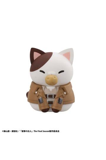 Preorder: Attack on Titan Mega Cat Project Mini Figures Attack on Tinyan Gathering Scout Regiment danyan! 3 cm Blind Box Display (8) (Repeat) — opakowanie