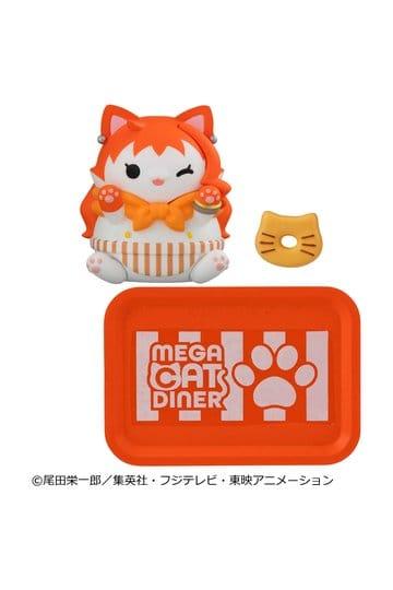 Preorder: One Piece Mega Cat Project Mini Figures NyanPieceNyan! Diner! 3 cm Blind Box Display (6) — figurka z tyłu