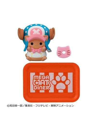 Preorder: One Piece Mega Cat Project Mini Figures NyanPieceNyan! Diner! 3 cm Blind Box Display (6) — opakowanie