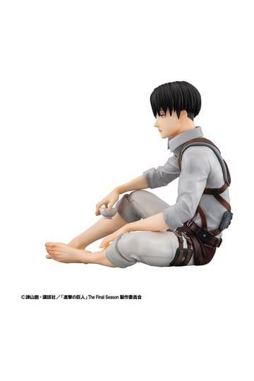 Preorder: Attack on Titan G.E.M. Series PVC Figures 2-Pack Eren Yeager & Squad Captain Levi Palm Size — opakowanie