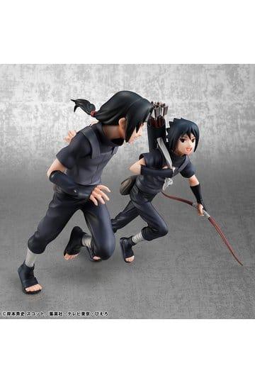 Preorder: Naruto Shippuden G.E.M. Series PVC Figures 2-Pack Itachi Uchiha & Sasuke (Repeat) — zdjęcie 2