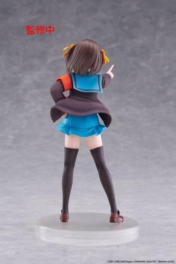 Preorder: The Melancholy of Haruhi Suzumiya Coreful PVC Figure Haruhi Suzumiya 18 cm — figurka z tyłu