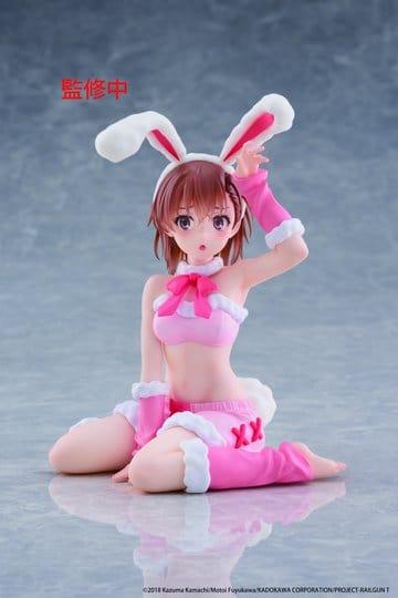 Figurka Preorder: A Certain Scientific Railgun Moflock PVC Figure Mikoto Misaka (Fluffy Bunny Ver.) 13 cm