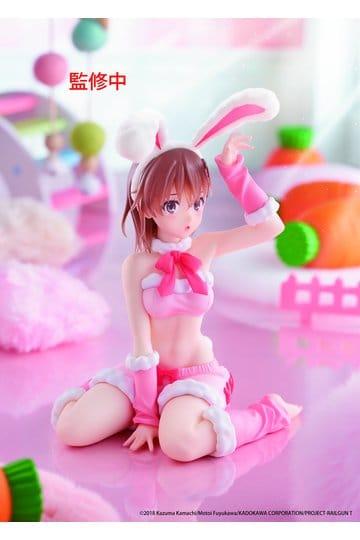Preorder: A Certain Scientific Railgun Moflock PVC Figure Mikoto Misaka (Fluffy Bunny Ver.) 13 cm — figurka z tyłu