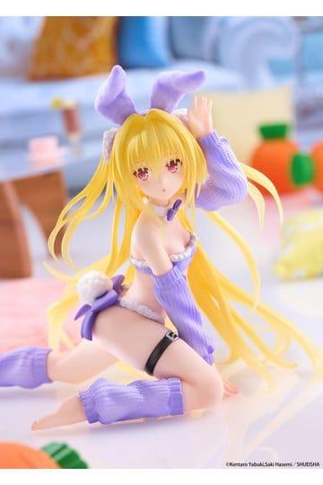 Preorder: To Love-Ru Darkness MOFLOCK PVC Figure Golden Darkness (Fluffy Bunny Ver.) 13 cm — figurka z tyłu