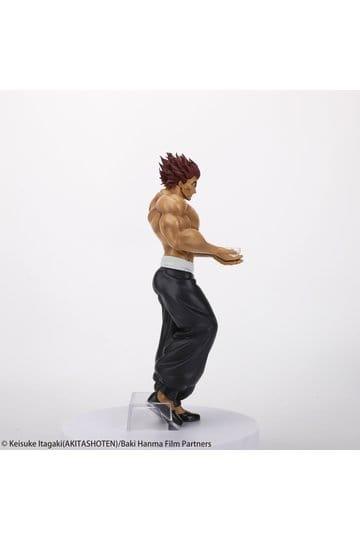 Preorder: Baki the Grappler 28Fig PVC Figure Yujiro Hanma (Imaginary Meal Ver.) 28 cm — figurka z tyłu