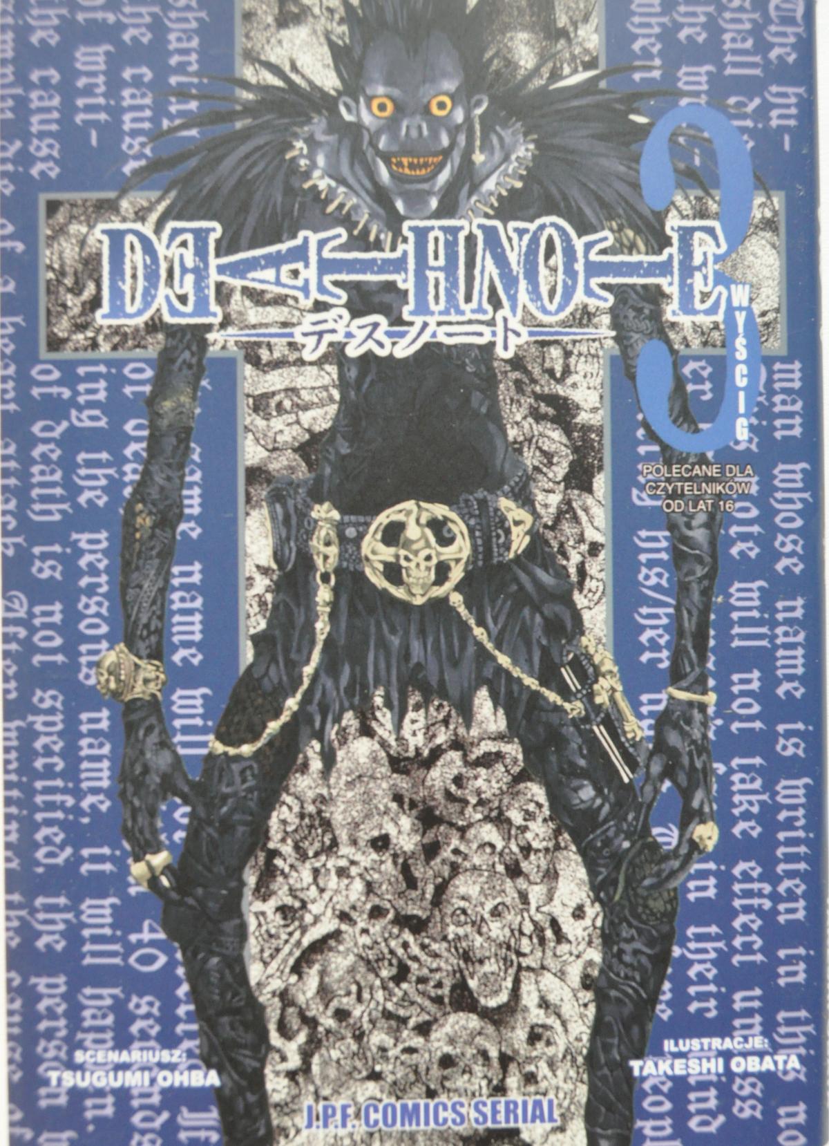 Okładka Death Note tom 3