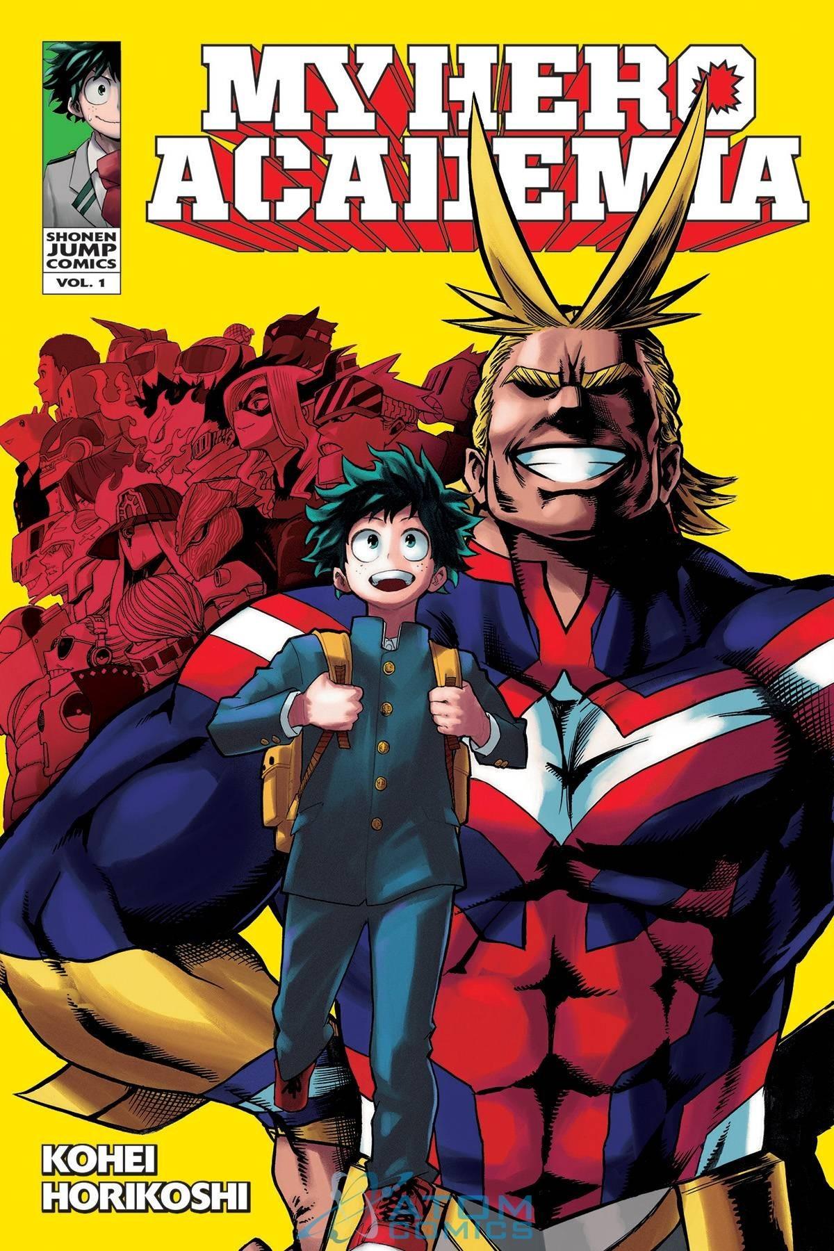 Okładka My Hero Academia (eng.) - tom 1