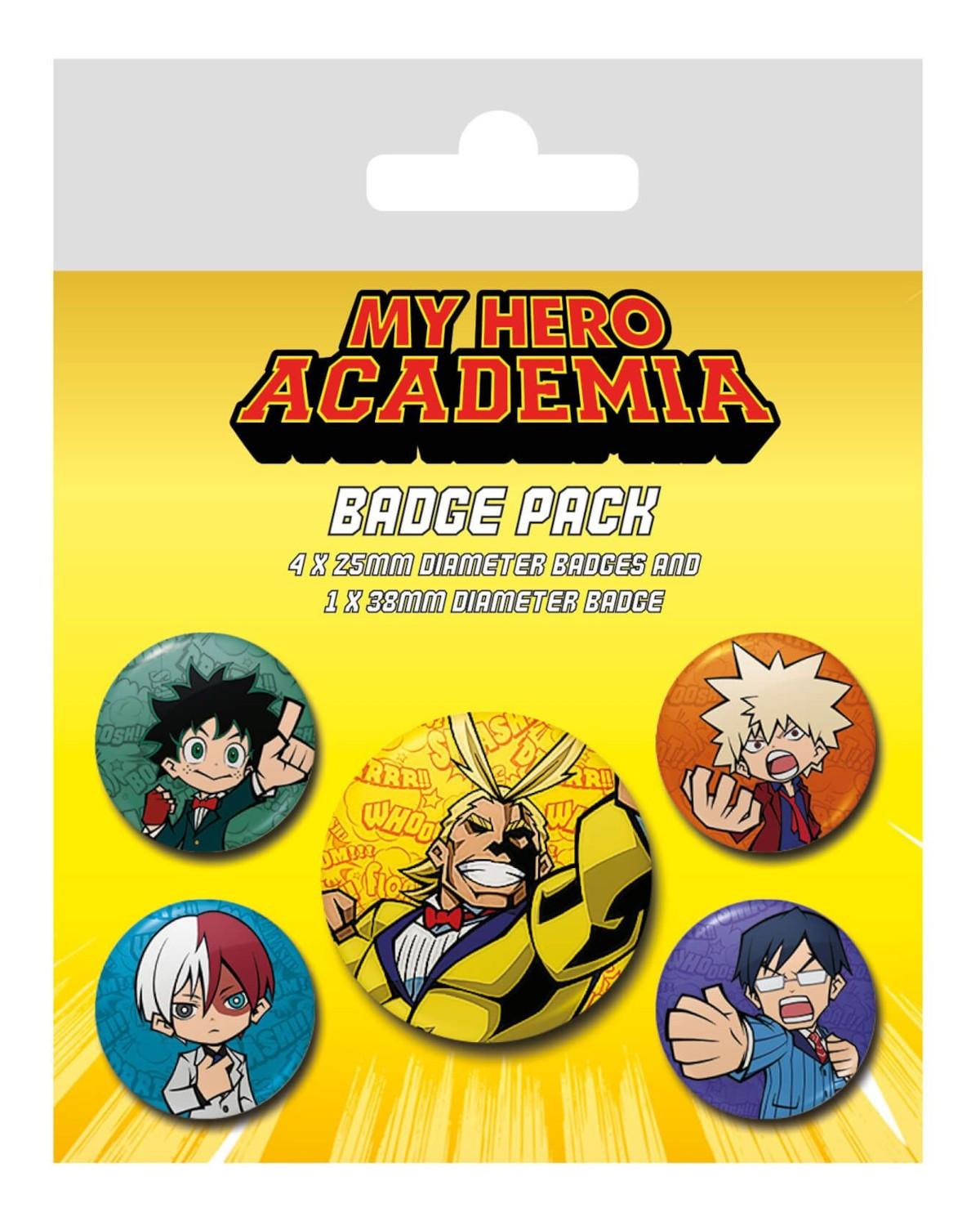 Zestaw przypinek - My Hero Academia v3