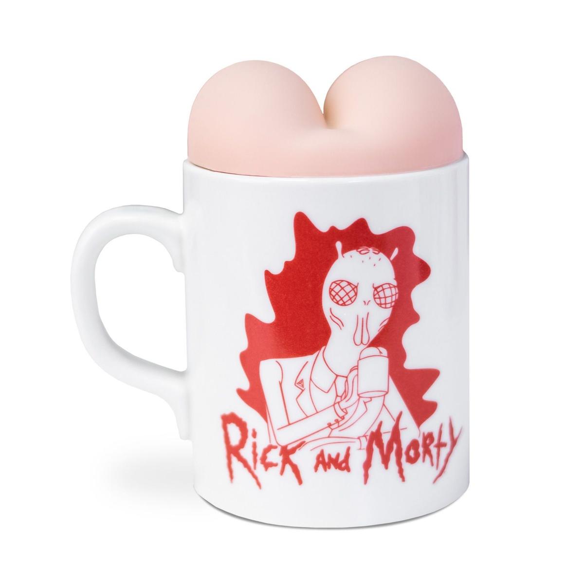 Kubek z pokrywką - Rick and Morty