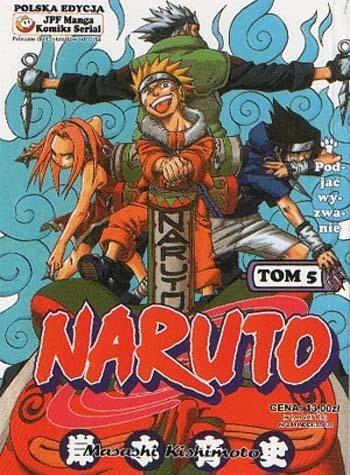 Okładka Naruto tom 5