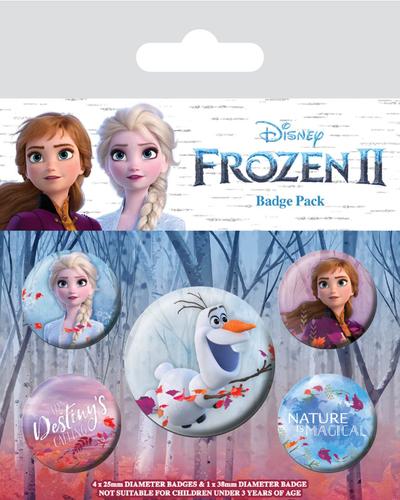 Zestaw przypinek - Frozen