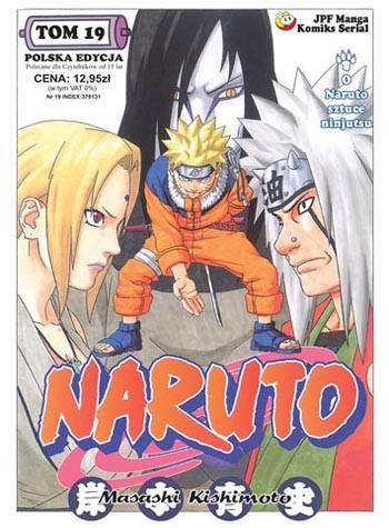 Okładka Naruto tom 19