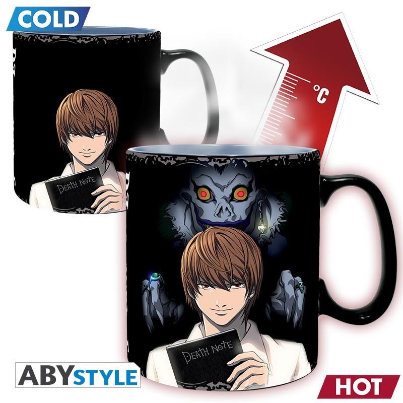 Kubek magiczny - Light&Ryuk vs L/Death Note 460 ml