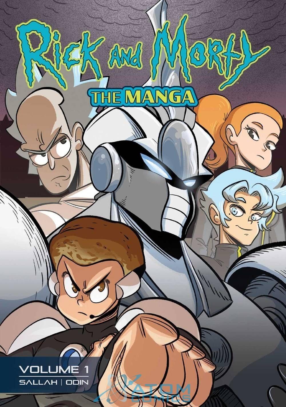 Okładka Rick and Morty The Manga - tom 1 (eng.)