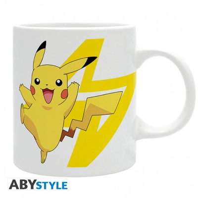 Kubek - Pokemon (Logo & Pikachu)