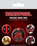 Zestaw przypinek - Deadpool