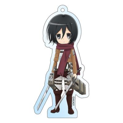 Brelok akrylowy - Mikasa (Attack on Titan) Holo