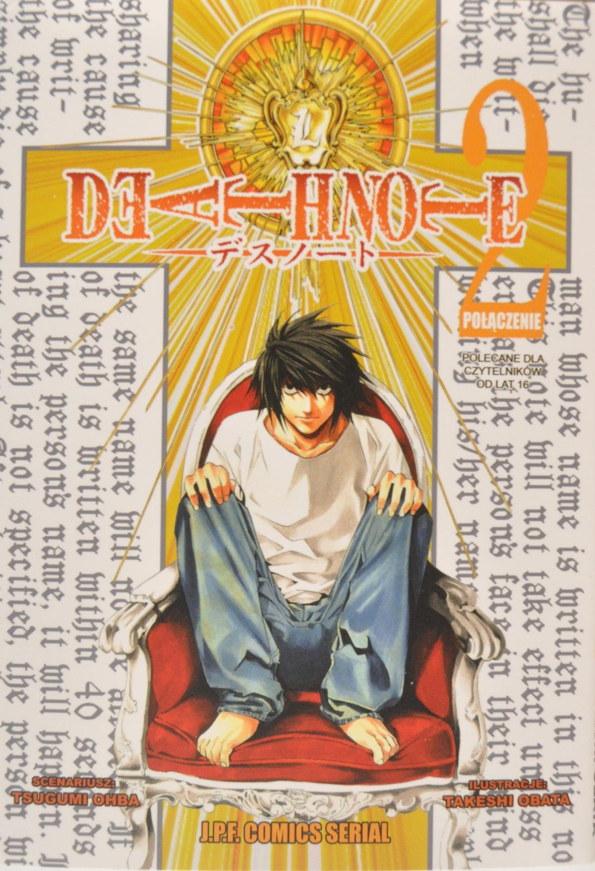 Okładka Death Note tom 2