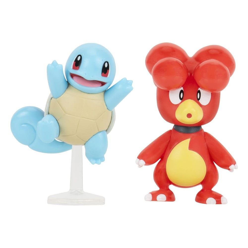 Pokemon Battle Figure 2-pack - Magby & Squirtle