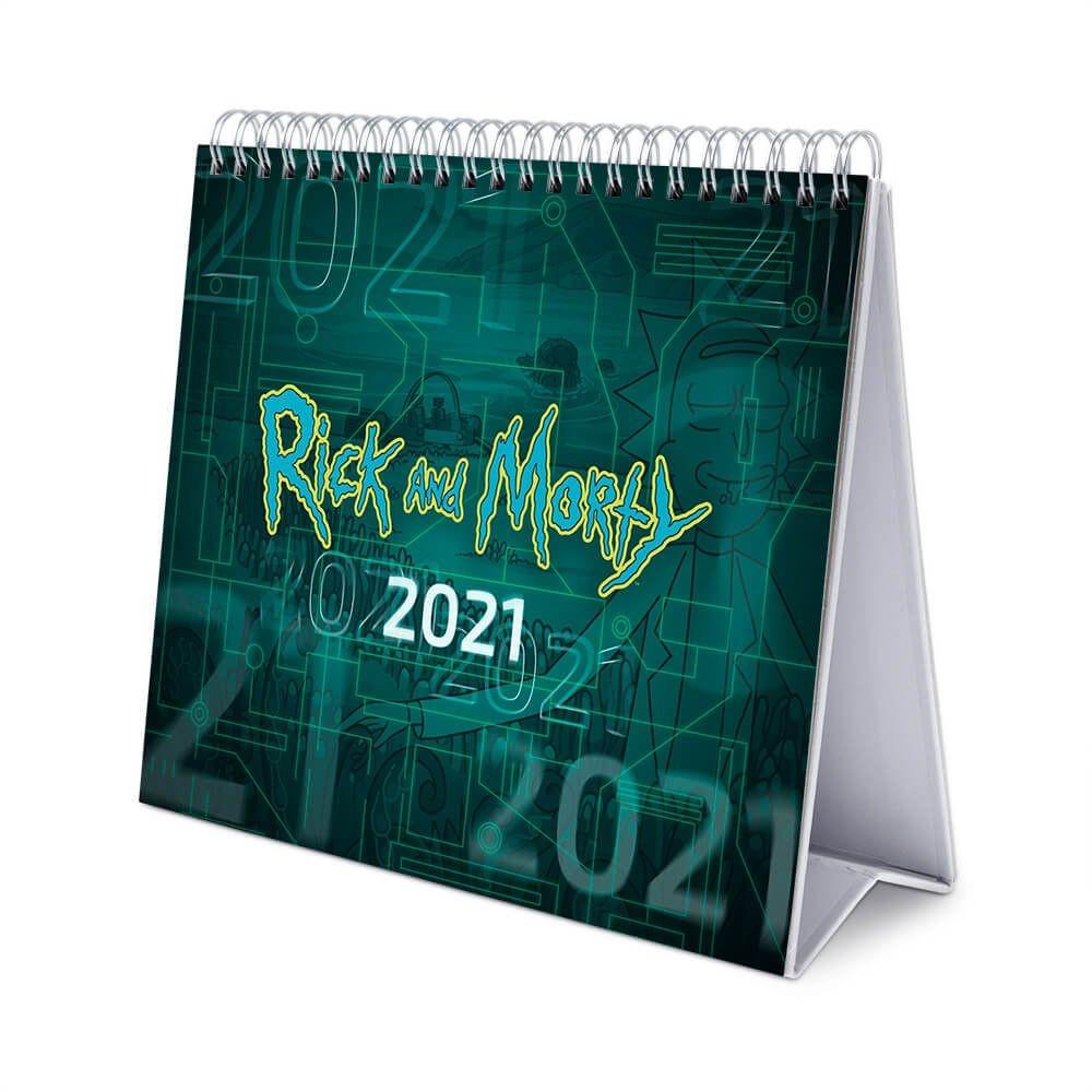 Kalendarz biurowy 2021 - Rick and Morty Sezon 4